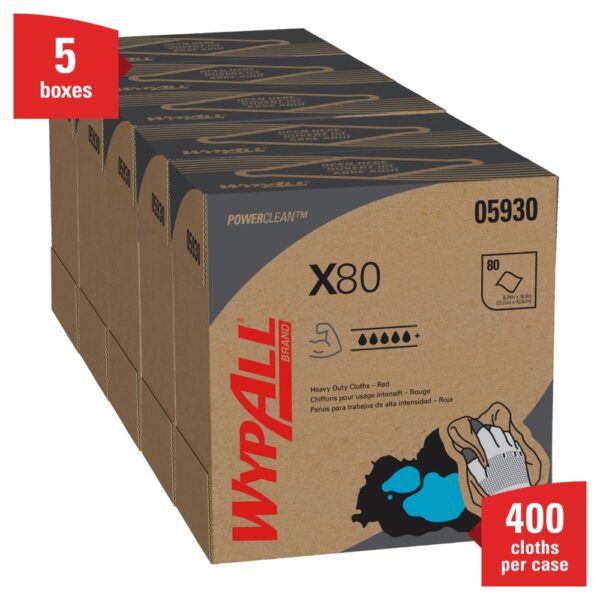 WypAll® Power Clean X80 Heavy Duty Cloths - Image 2