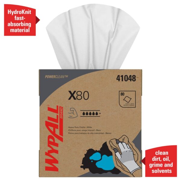 WypAll® Power Clean X80 Heavy Duty Cloths - Image 4