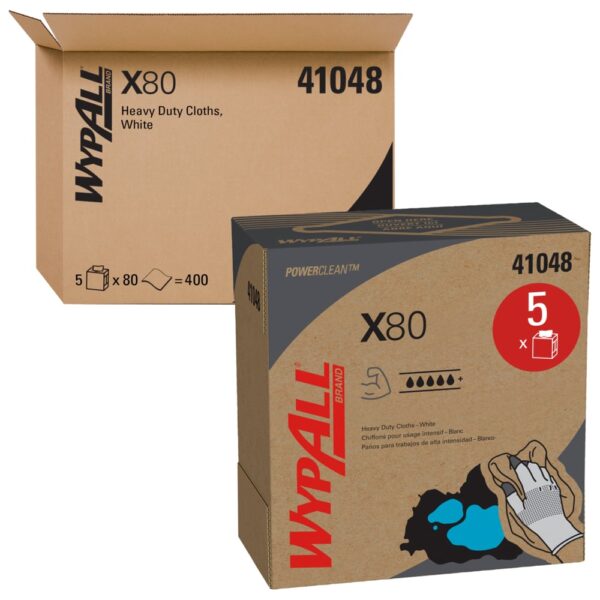 WypAll® Power Clean X80 Heavy Duty Cloths