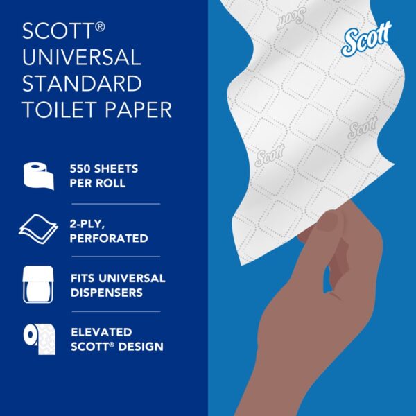 Scott® Standard Roll Toilet Paper (2 Ply SRB) - Image 8