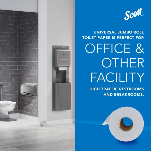 Scott® Essential Jumbo Roll Toilet Paper - Image 8