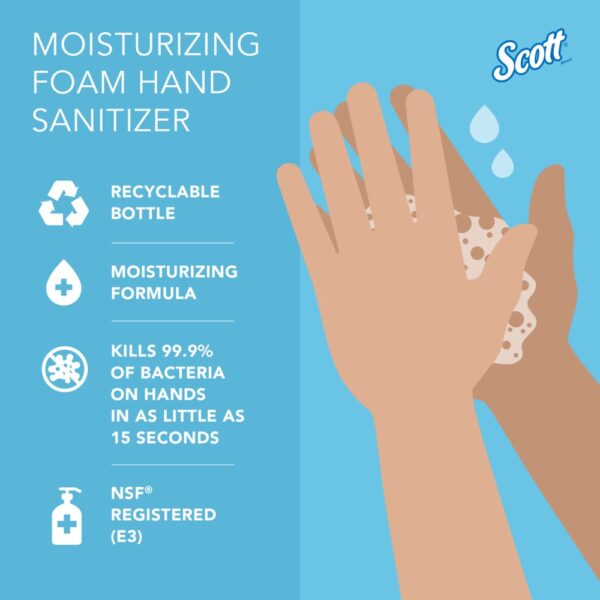 Scott® Moisturizing Foam Hand Sanitizer - Image 9