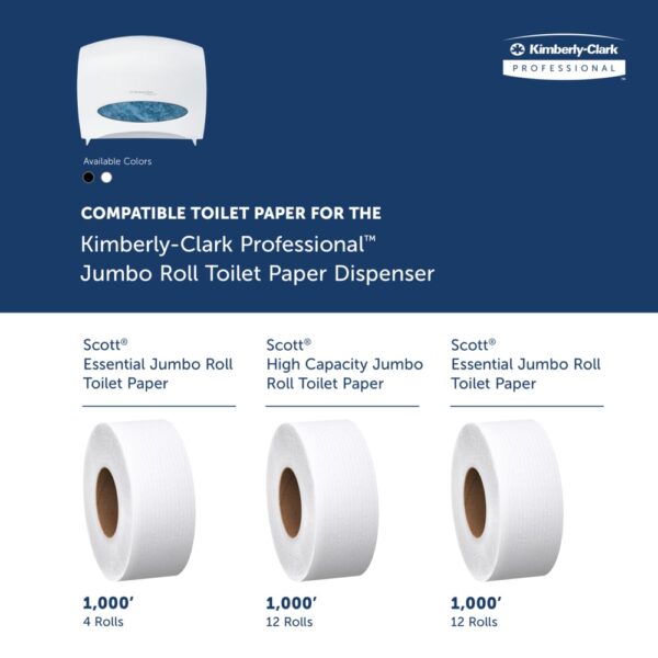 Kimberly-Clark Professional™ Jumbo Roll Toilet Paper Dispenser - Image 8