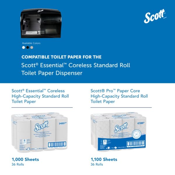 Scott® Essential Standard Roll Toilet Paper Dispenser - Image 7