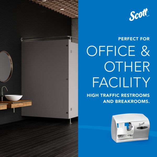 Scott® Essential Standard Roll Toilet Paper Dispenser - Image 9