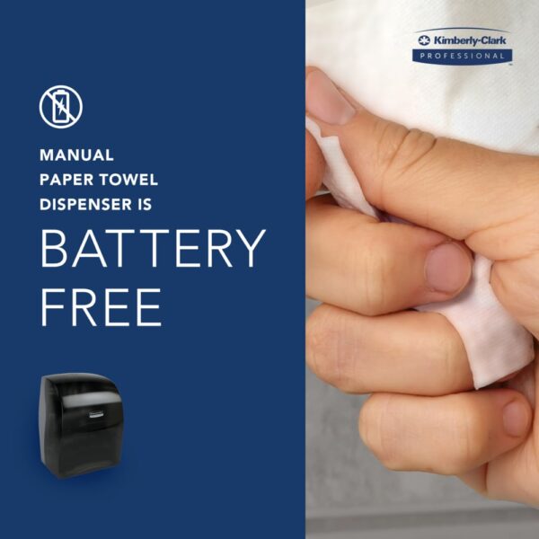Kimberly-Clark Professional™ Sanitouch Manual Hard Roll Towel Dispenser - Image 5