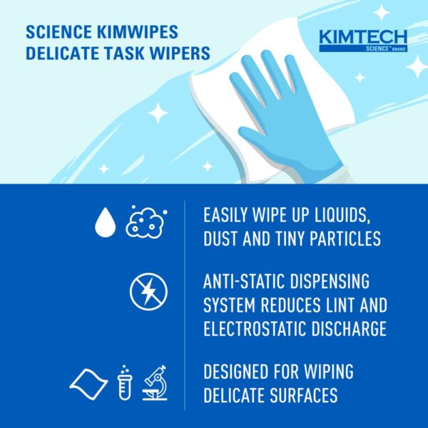 Kimtech Science™ Kimwipes™ Delicate Task Wipes - Image 8