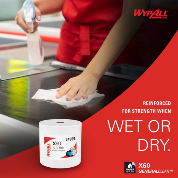 WypAll® General Clean X60 Multi-Task Cleaning Cloths - Image 6