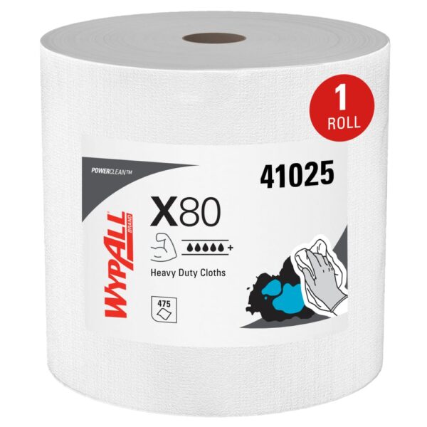WypAll® Power Clean X80 Heavy Duty Cloths