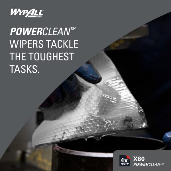 WypAll® Power Clean X80 Heavy Duty Cloths - Image 4