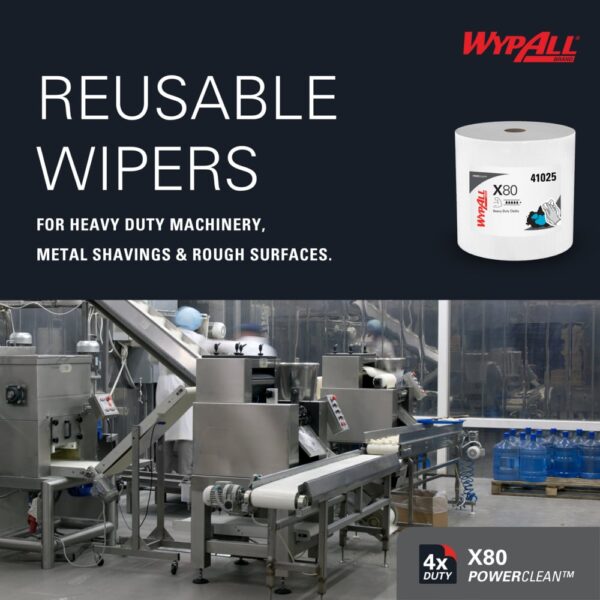 WypAll® Power Clean X80 Heavy Duty Cloths - Image 7