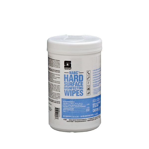 NABC Spartan Hard Surface Disinfecting Wipes